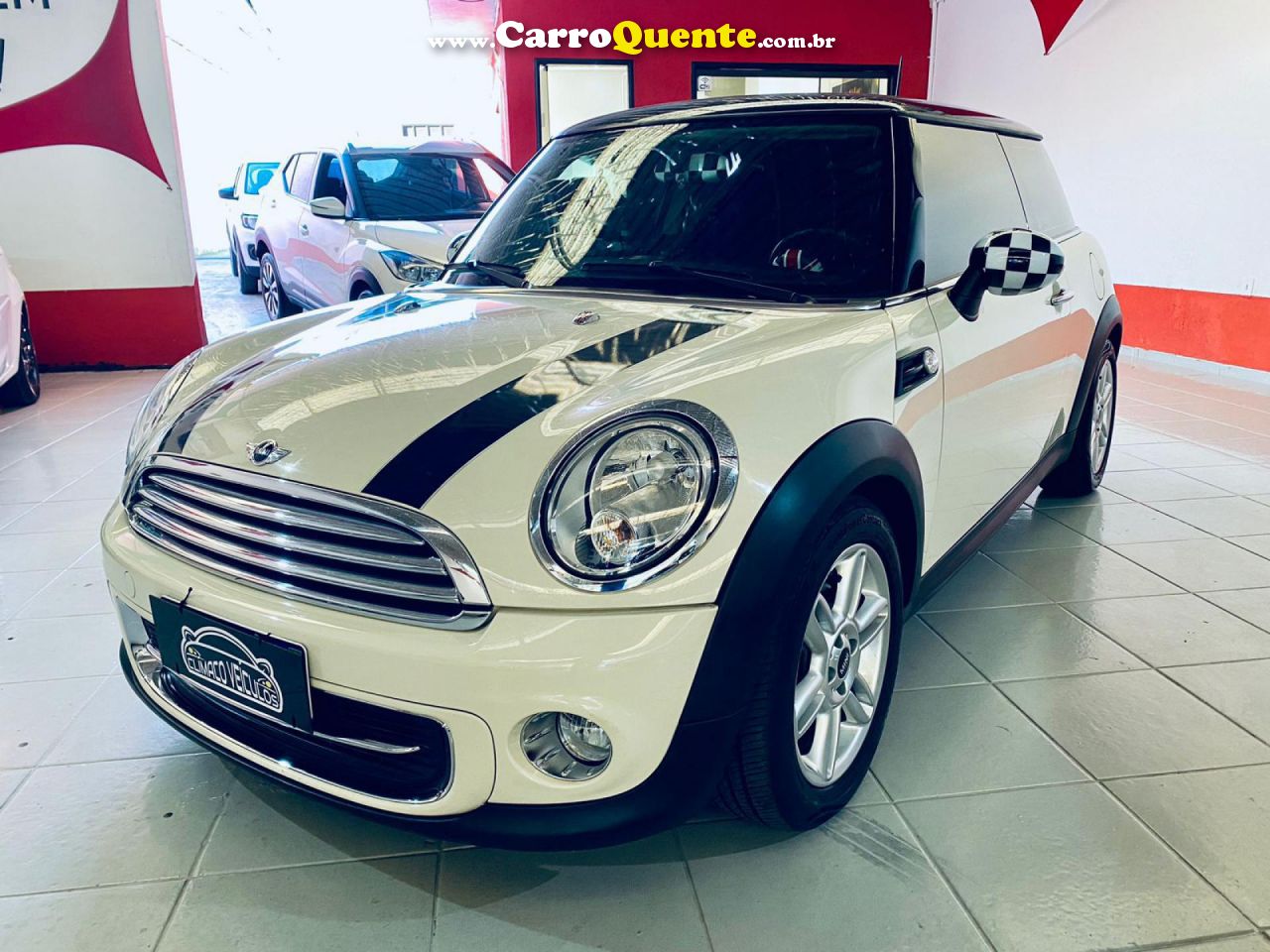 MINI   COOPER 1.6 AUT.   BRANCO 2012 1.6 GASOLINA - Loja