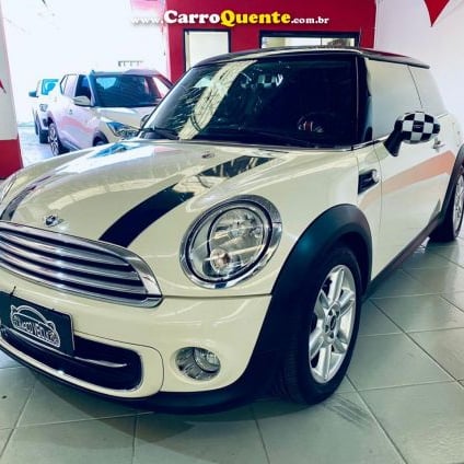 MINI   COOPER 1.6 AUT.   BRANCO 2012 1.6 GASOLINA