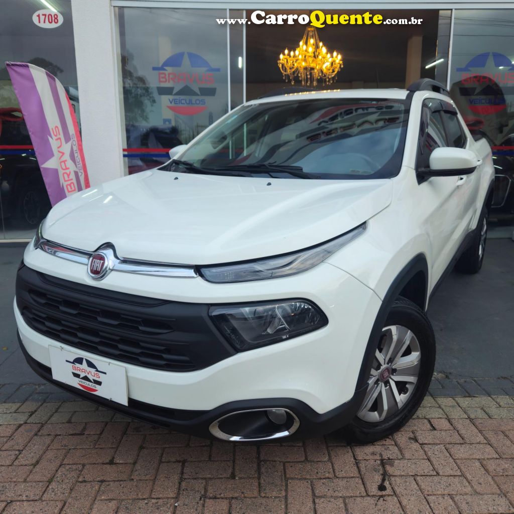 FIAT   TORO FREEDOM 1.8 16V FLEX AUT.   BRANCO 2019 1.8 FLEX - Loja