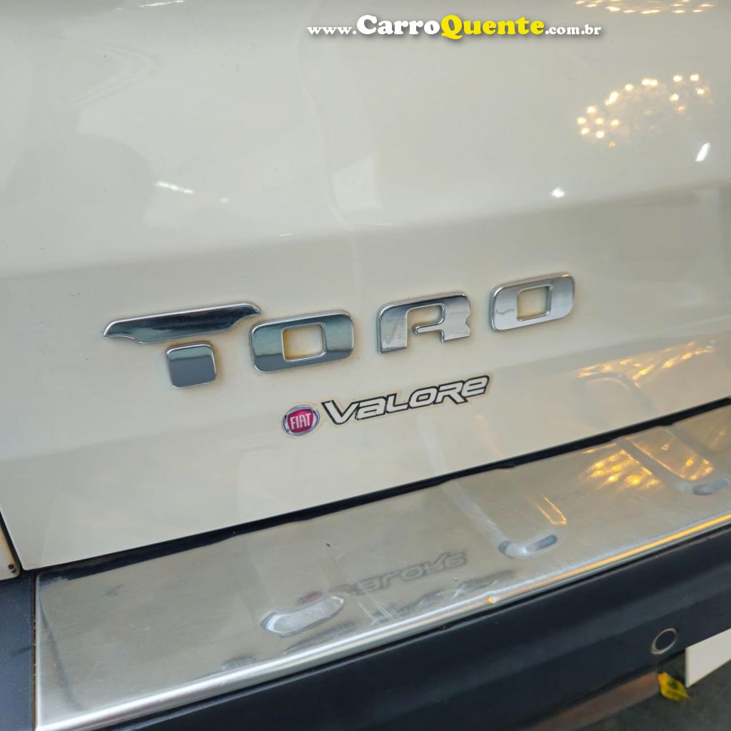 FIAT   TORO FREEDOM 1.8 16V FLEX AUT.   BRANCO 2019 1.8 FLEX - Loja
