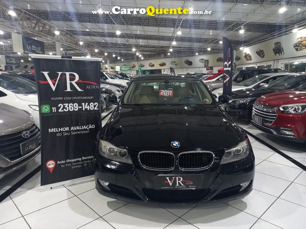 BMW 320I 2.0 16V MUITO NOVA!! PRETA COM INTERIOR BEGE!! - Loja