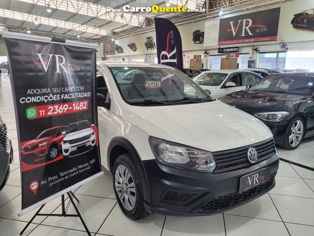 VOLKSWAGEN SAVEIRO 1.6 MSI ROBUST CS KM 60.000 SÓ DIREÇÃO HIDRAULICA - Loja