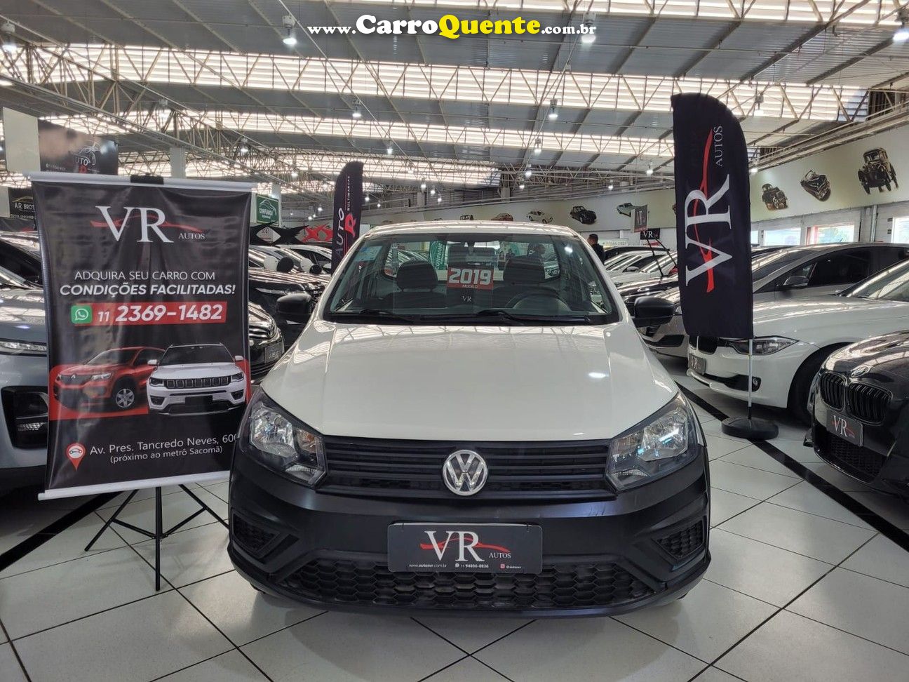 VOLKSWAGEN SAVEIRO 1.6 MSI ROBUST CS KM 60.000 SÓ DIREÇÃO HIDRAULICA - Loja