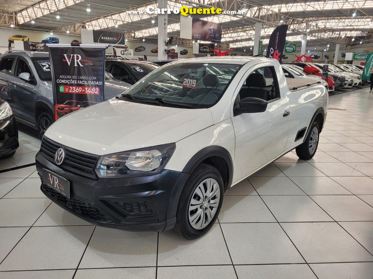 VOLKSWAGEN SAVEIRO 1.6 MSI ROBUST CS KM 60.000 SÓ DIREÇÃO HIDRAULICA - Loja