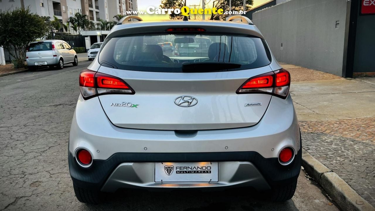 HYUNDAI   HB20X PREMIUM 1.6 FLEX 16V AUT.   PRATA 2018 1.6 FLEX - Loja