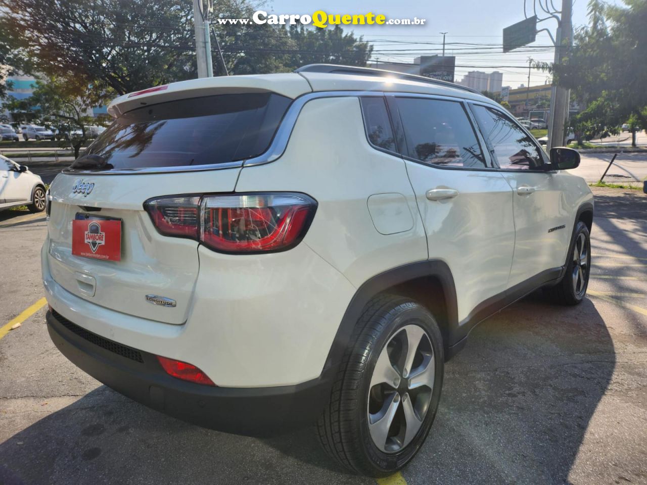 JEEP   COMPASS LONGITUDE 2.0 4X4 DIES. 16V AUT.   BRANCO 2017 2.0 DIESEL - Loja