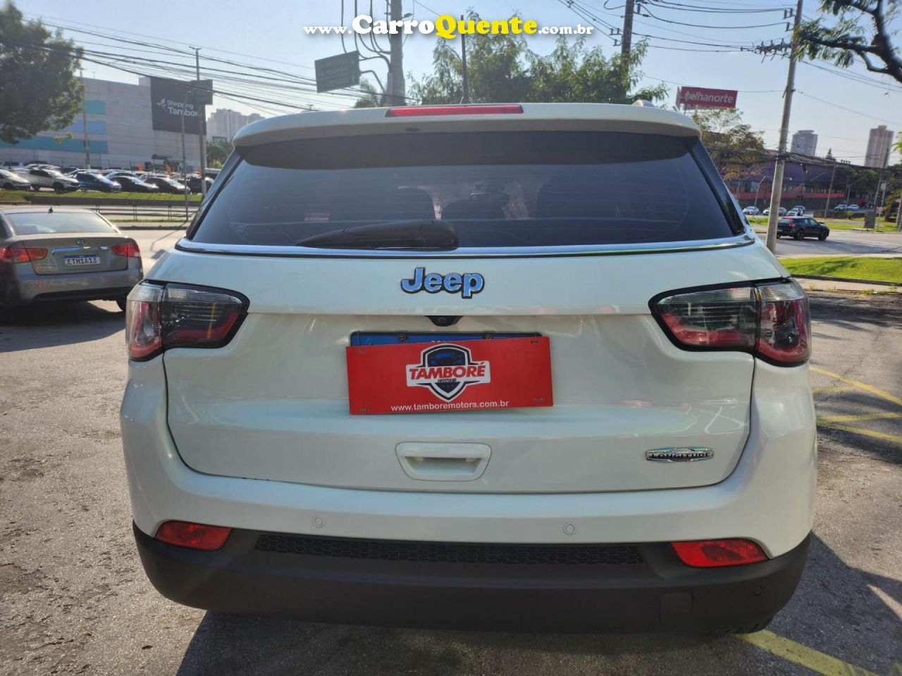 JEEP   COMPASS LONGITUDE 2.0 4X4 DIES. 16V AUT.   BRANCO 2017 2.0 DIESEL - Loja