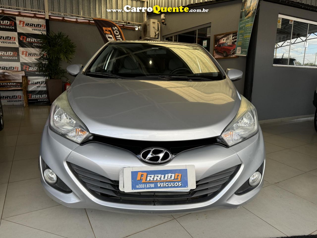 HYUNDAI   HB20 PREMIUM 1.6 FLEX 16V AUT.   PRATA 2013 1.6 FLEX - Loja