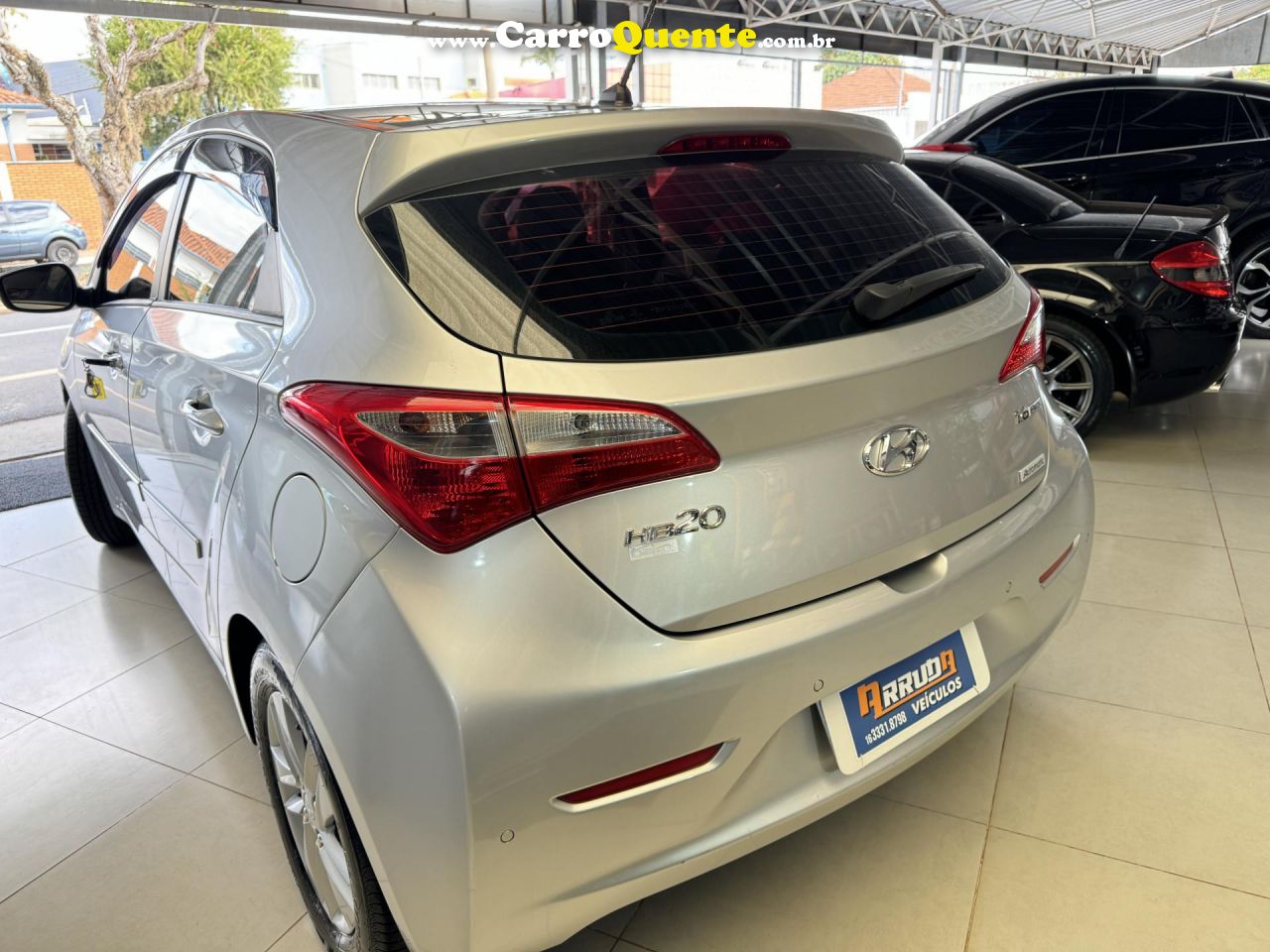 HYUNDAI   HB20 PREMIUM 1.6 FLEX 16V AUT.   PRATA 2013 1.6 FLEX - Loja