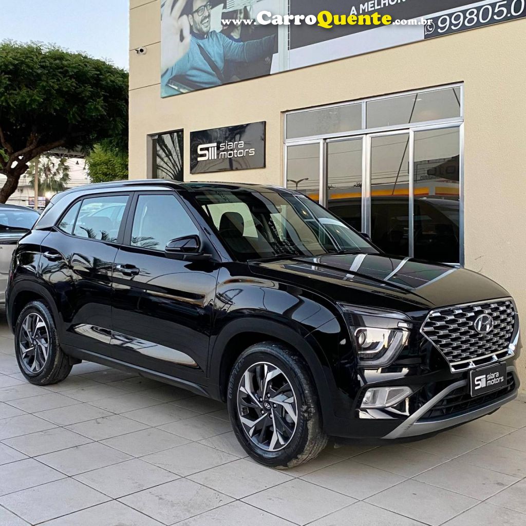 HYUNDAI   CRETA PLATINUM 1.0 TB 12V FLEX AUT.   PRETO 2022 1.0 FLEX - Loja