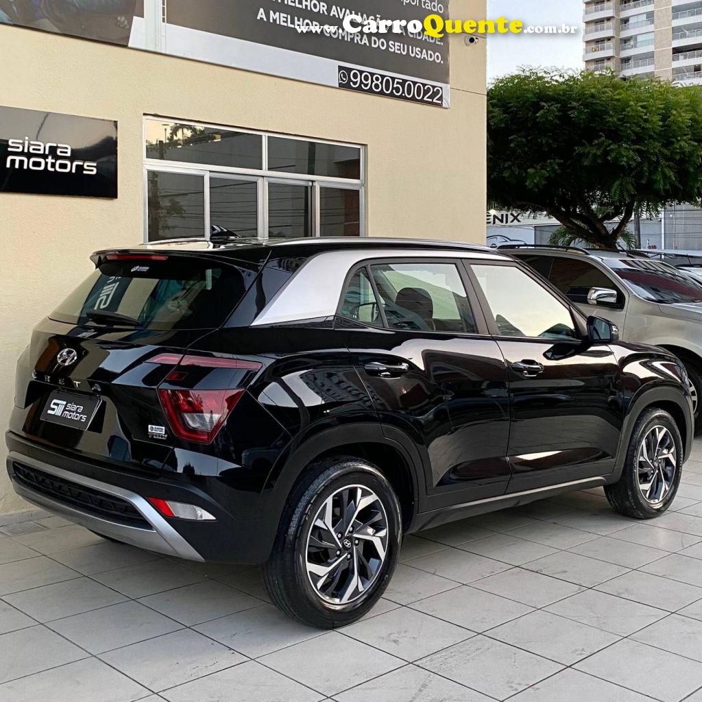 HYUNDAI   CRETA PLATINUM 1.0 TB 12V FLEX AUT.   PRETO 2022 1.0 FLEX - Loja