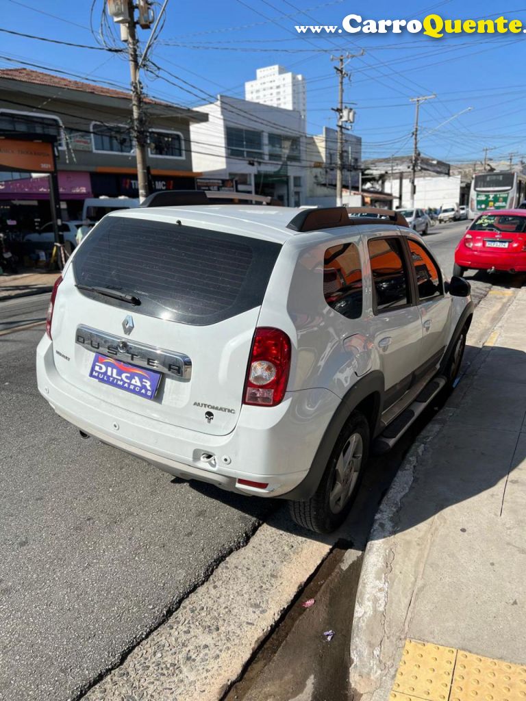 RENAULT   DUSTER DYNAMIQUE 2.0 FLEX 16V AUT.   BRANCO 2015 2.0 FLEX - Loja