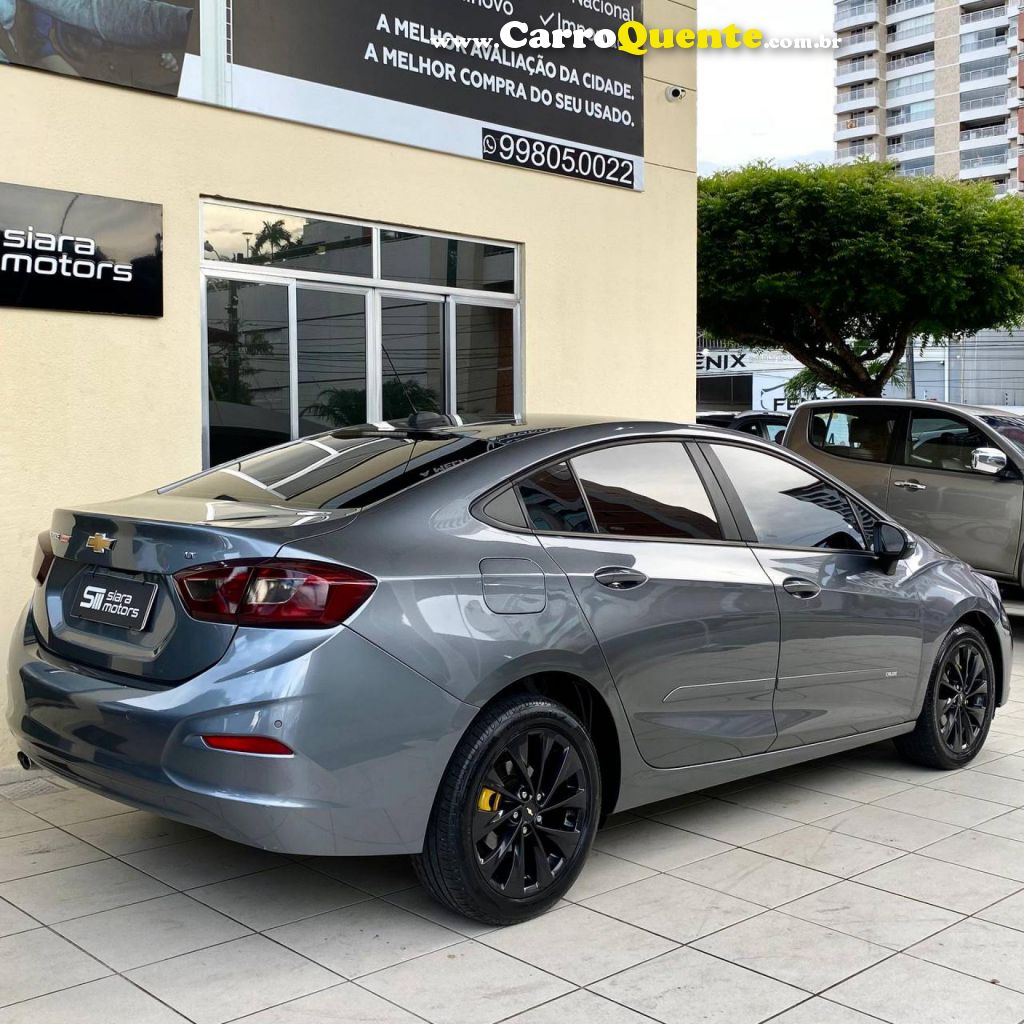 CHEVROLET   CRUZE LT 1.4 16V TURBO FLEX 4P AUT.   CINZA 2019 1.4 FLEX - Loja