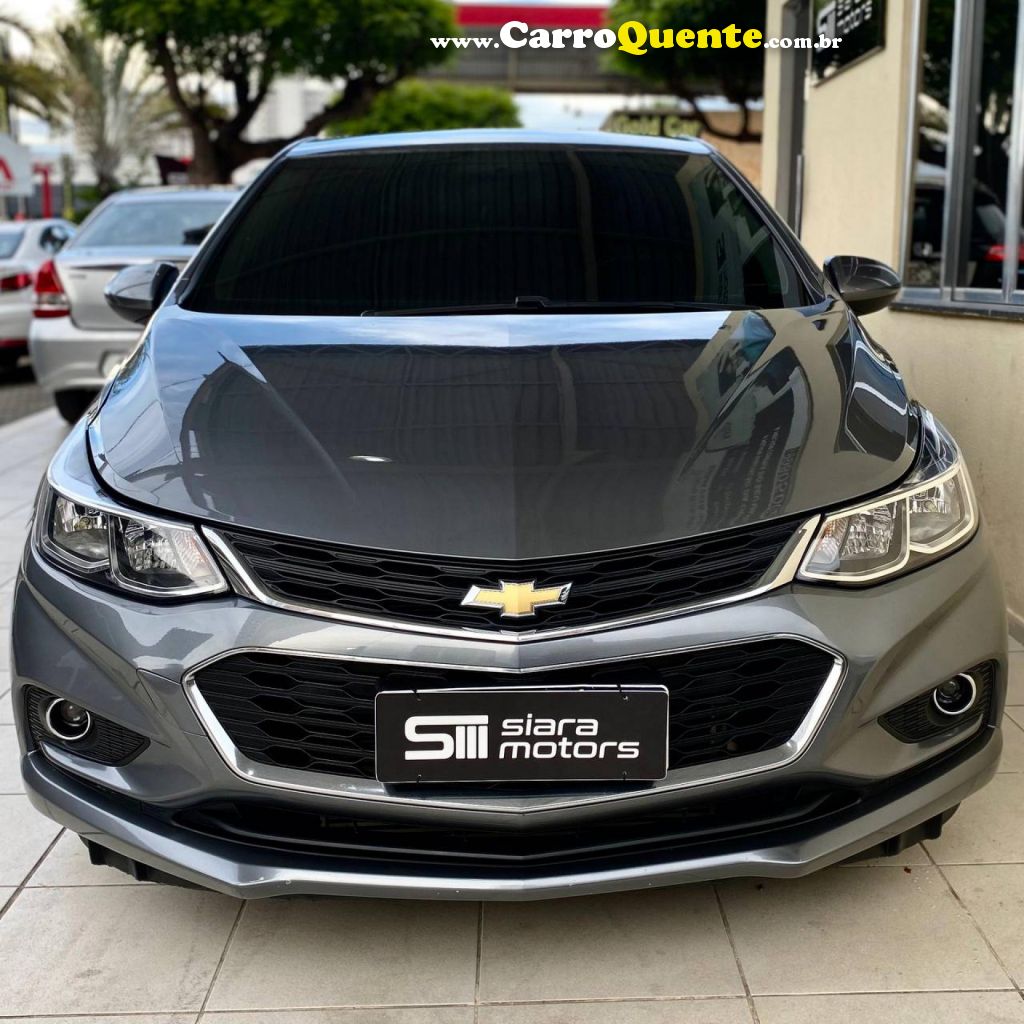 CHEVROLET   CRUZE LT 1.4 16V TURBO FLEX 4P AUT.   CINZA 2019 1.4 FLEX - Loja