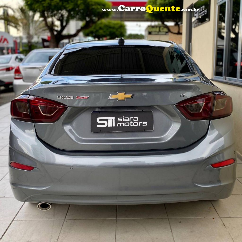 CHEVROLET   CRUZE LT 1.4 16V TURBO FLEX 4P AUT.   CINZA 2019 1.4 FLEX - Loja