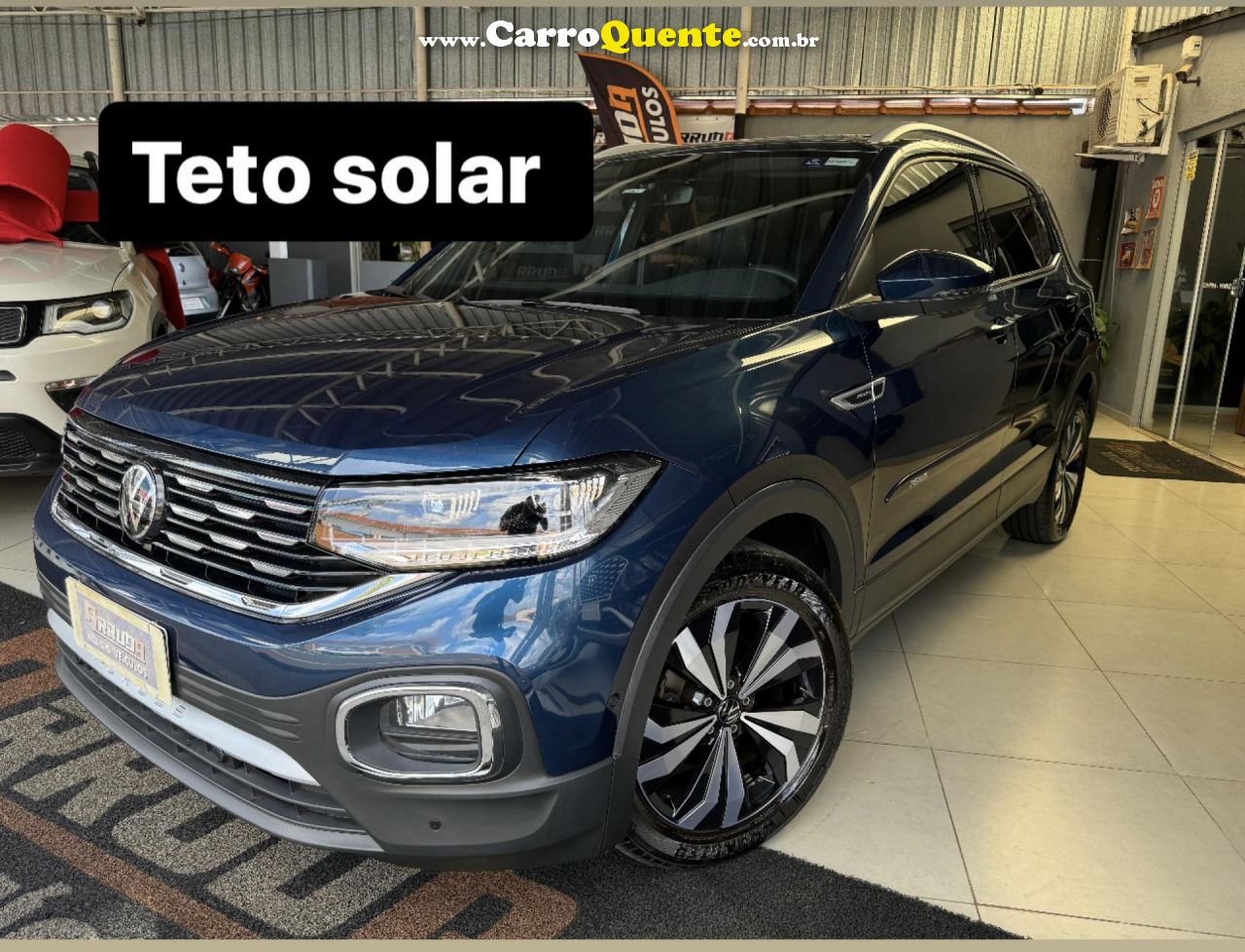 VOLKSWAGEN   T-CROSS HIG. 250 TSI 1.4 FLEX 16V 5P AUT   AZUL 2023 1.4 FLEX - Loja