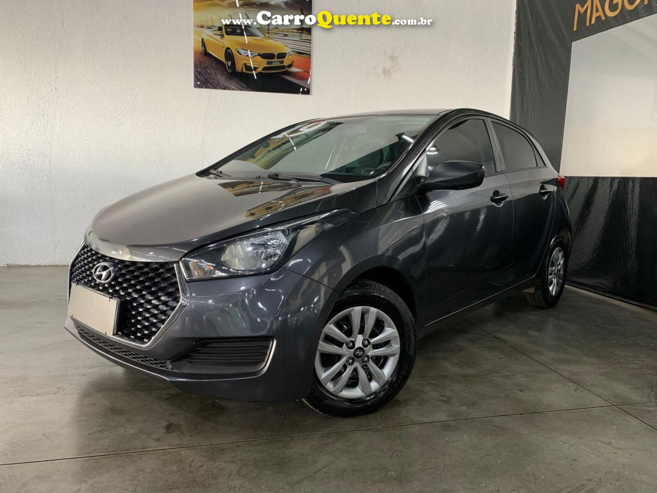 HYUNDAI   HB20 UNIQUE 1.0 FLEX 12V MEC.   CINZA 2019 1.0 FLEX - Loja