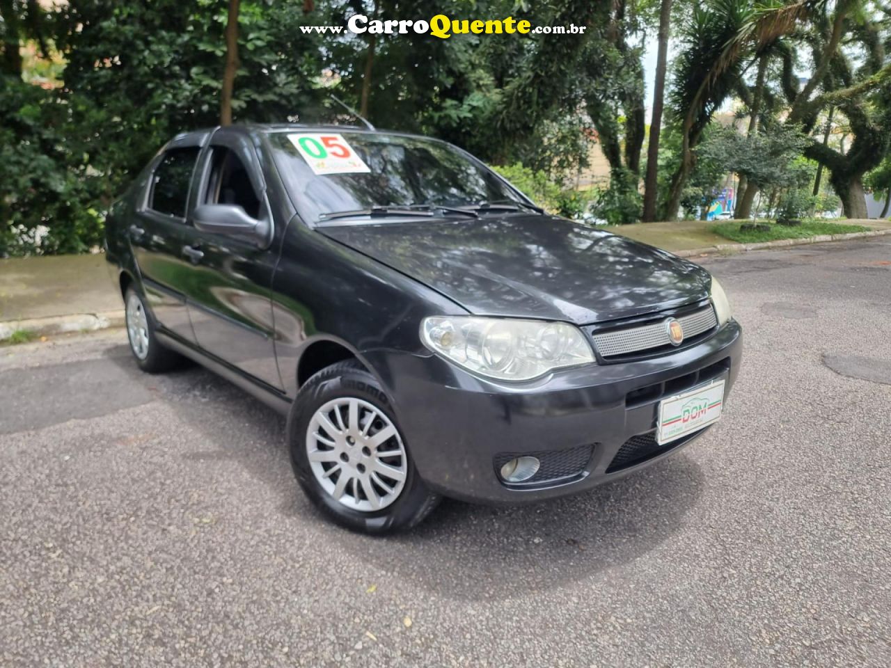 FIAT   SIENA ELX 1.3 MPI FLEX 8V 4P   PRETO 2005 1.3 FLEX - Loja