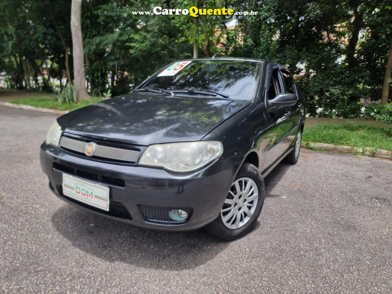 FIAT   SIENA ELX 1.3 MPI FLEX 8V 4P   PRETO 2005 1.3 FLEX - Loja