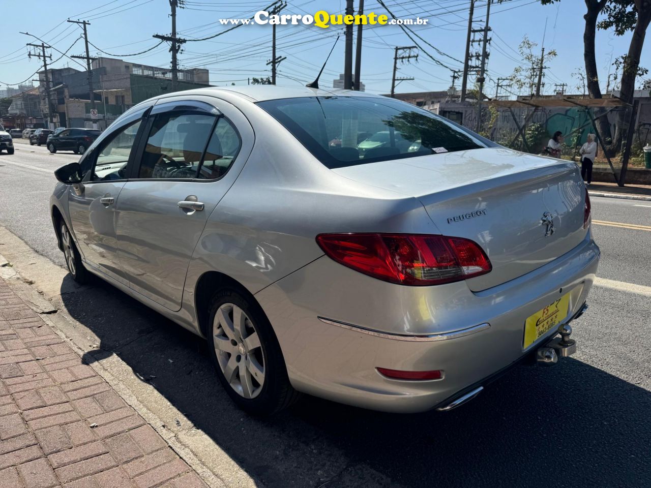 PEUGEOT   408 SEDAN ALLURE 2.0 FLEX 16V 4P MEC.   PRATA 2012 2.0 FLEX - Loja