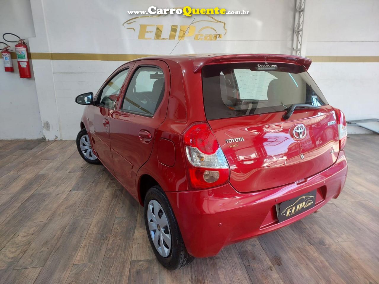 TOYOTA   ETIOS X 1.3 FLEX 16V 5P MEC.   VERMELHO 2014 1.3 FLEX - Loja