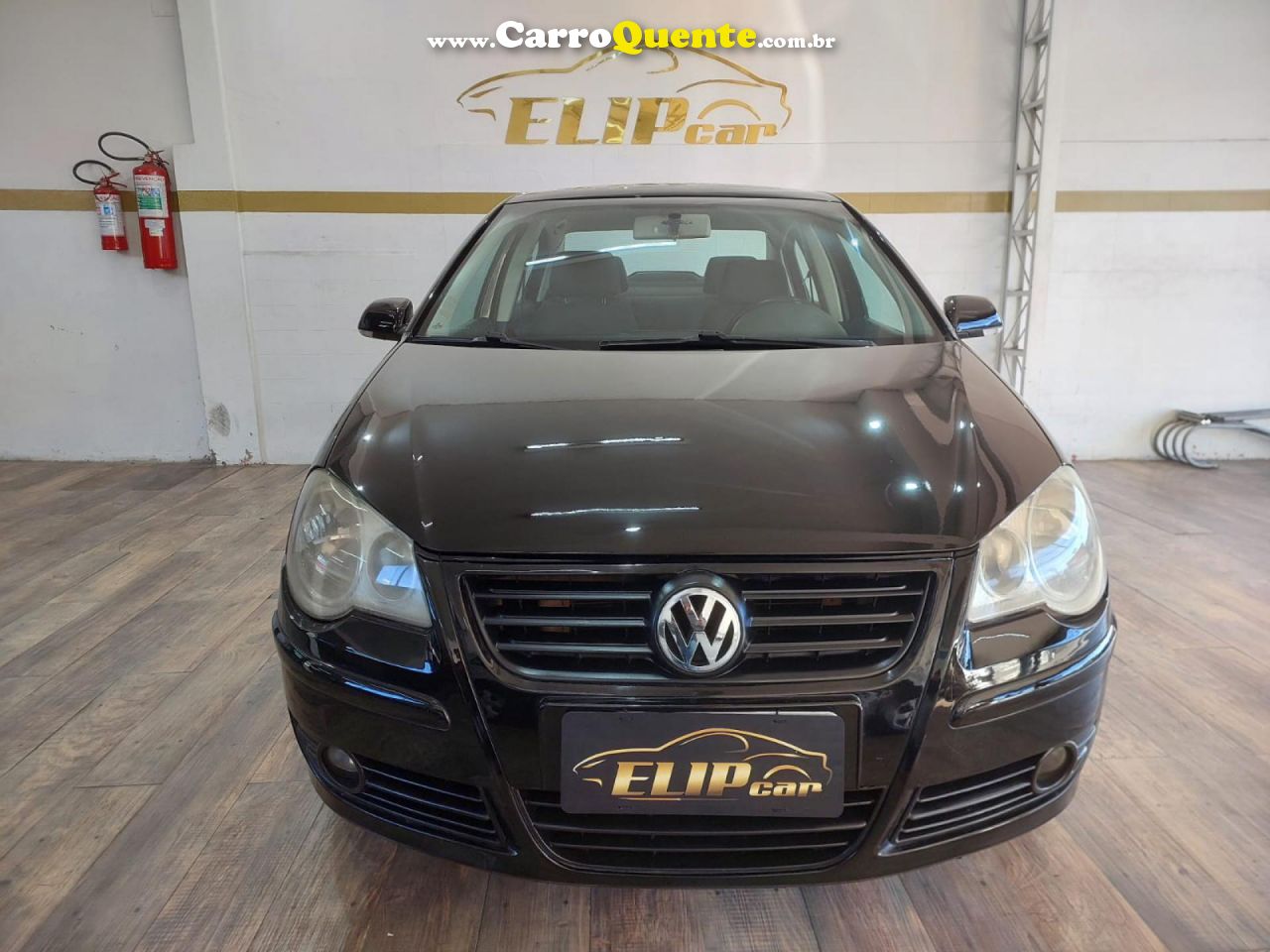 VOLKSWAGEN   POLO SEDAN 1.6 MI TOTAL FLEX 8V 4P   PRETO 2011 1.6 FLEX - Loja