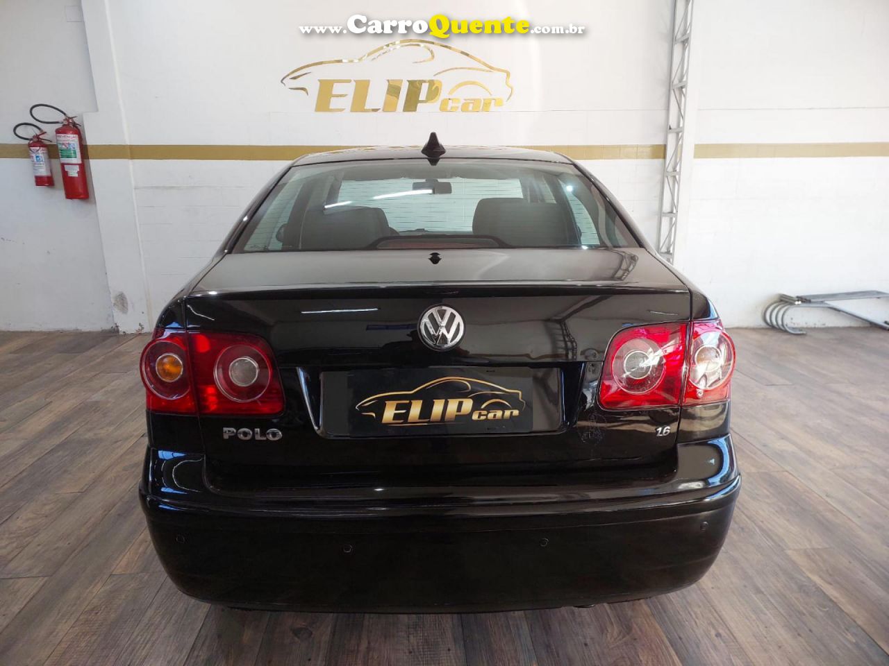 VOLKSWAGEN   POLO SEDAN 1.6 MI TOTAL FLEX 8V 4P   PRETO 2011 1.6 FLEX - Loja