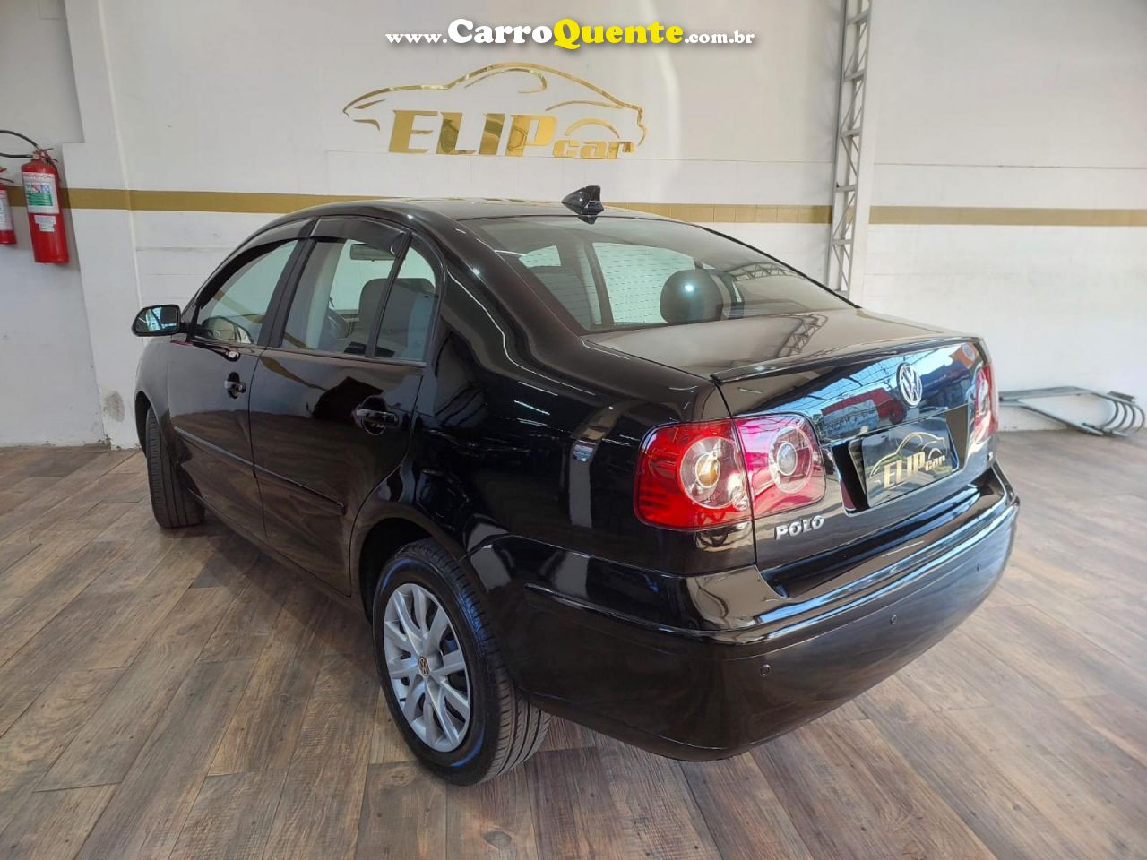 VOLKSWAGEN   POLO SEDAN 1.6 MI TOTAL FLEX 8V 4P   PRETO 2011 1.6 FLEX - Loja