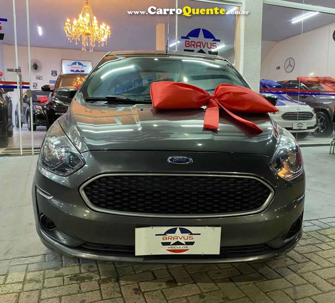 FORD   KA 1.0 SESE PLUS TIVCT FLEX 5P   CINZA 2019 1.0 FLEX - Loja