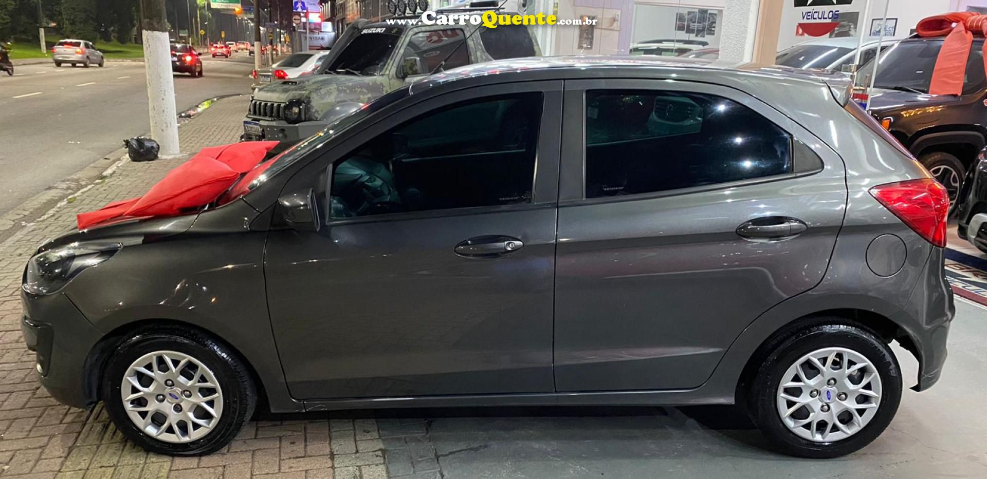 FORD   KA 1.0 SESE PLUS TIVCT FLEX 5P   CINZA 2019 1.0 FLEX - Loja