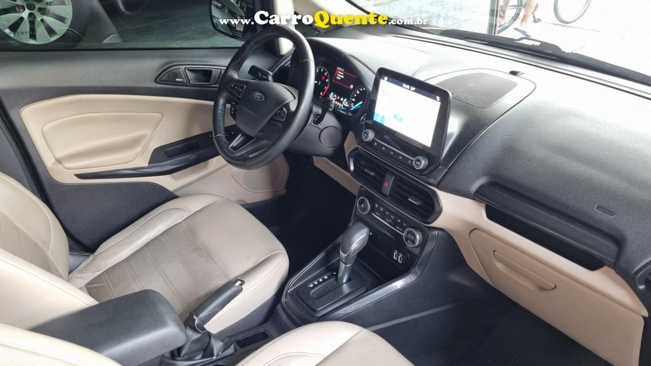 FORD   ECOSPORT TITANIUM 1.5 12V FLEX 5P AUT.   PRETO 2020 1.5 FLEX - Loja