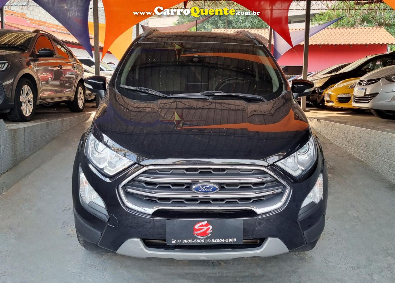 FORD   ECOSPORT TITANIUM 1.5 12V FLEX 5P AUT.   PRETO 2020 1.5 FLEX - Loja