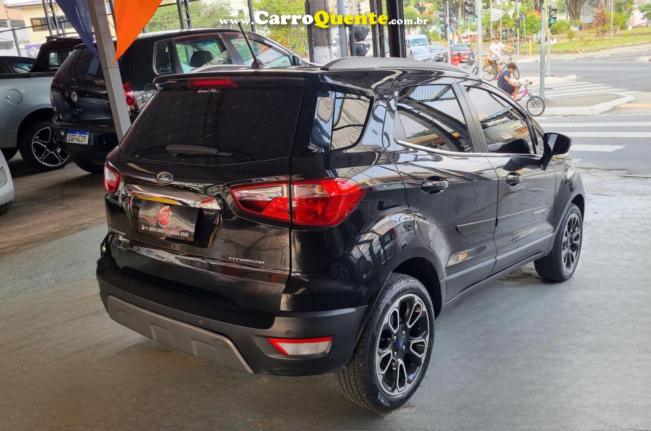 FORD   ECOSPORT TITANIUM 1.5 12V FLEX 5P AUT.   PRETO 2020 1.5 FLEX - Loja