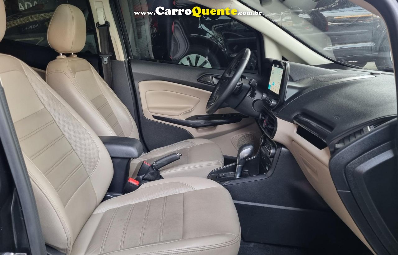 FORD   ECOSPORT TITANIUM 1.5 12V FLEX 5P AUT.   PRETO 2020 1.5 FLEX - Loja