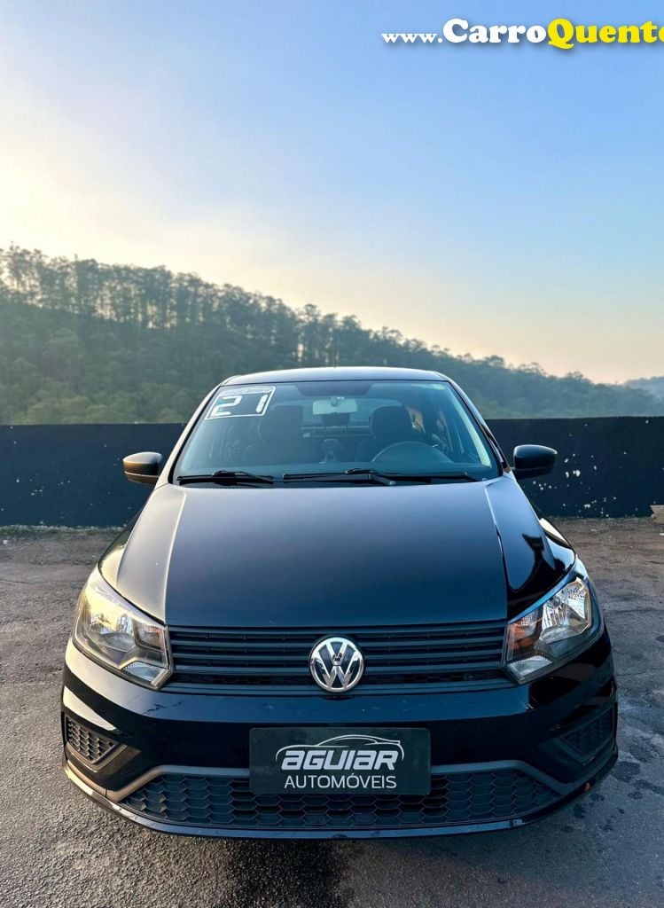 VOLKSWAGEN   GOL 1.0 FLEX 12V 5P   PRETO 2021 1.0 GASOLINA E ÁLCOOL - Loja