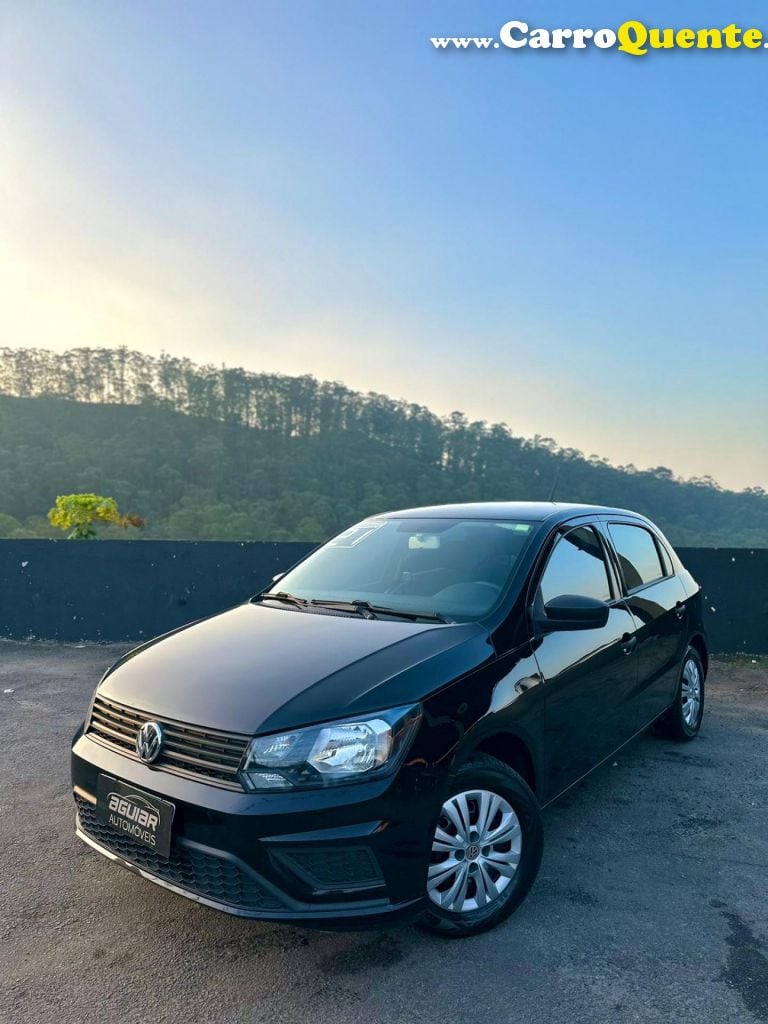 VOLKSWAGEN   GOL 1.0 FLEX 12V 5P   PRETO 2021 1.0 GASOLINA E ÁLCOOL - Loja