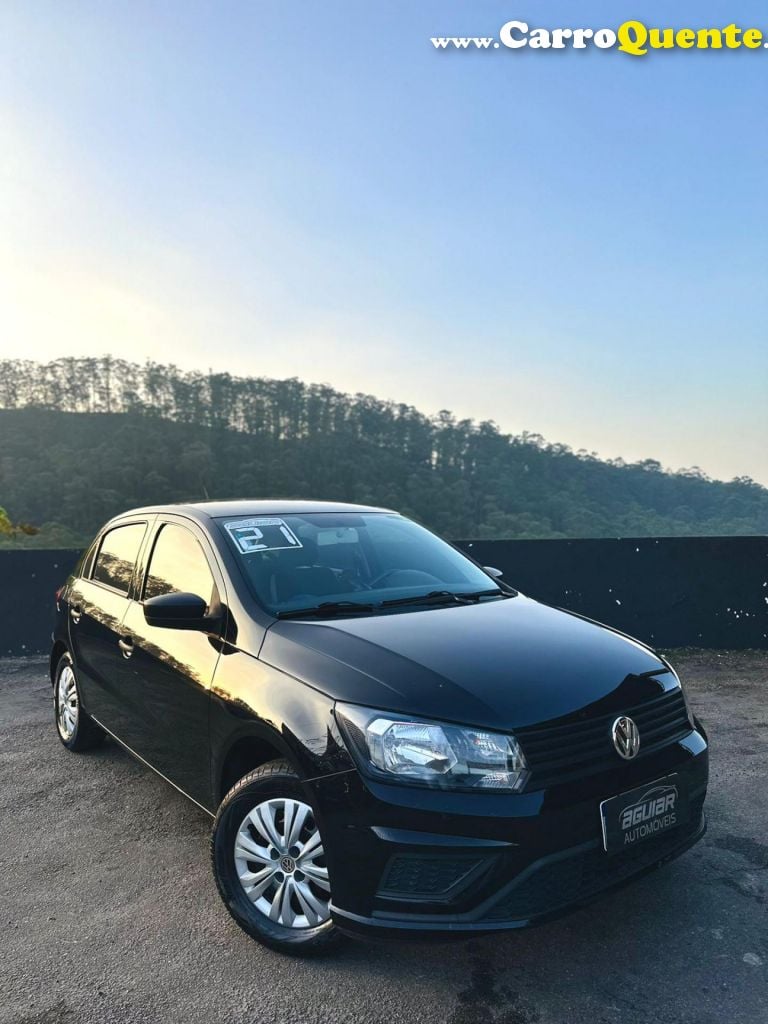 VOLKSWAGEN   GOL 1.0 FLEX 12V 5P   PRETO 2021 1.0 GASOLINA E ÁLCOOL - Loja