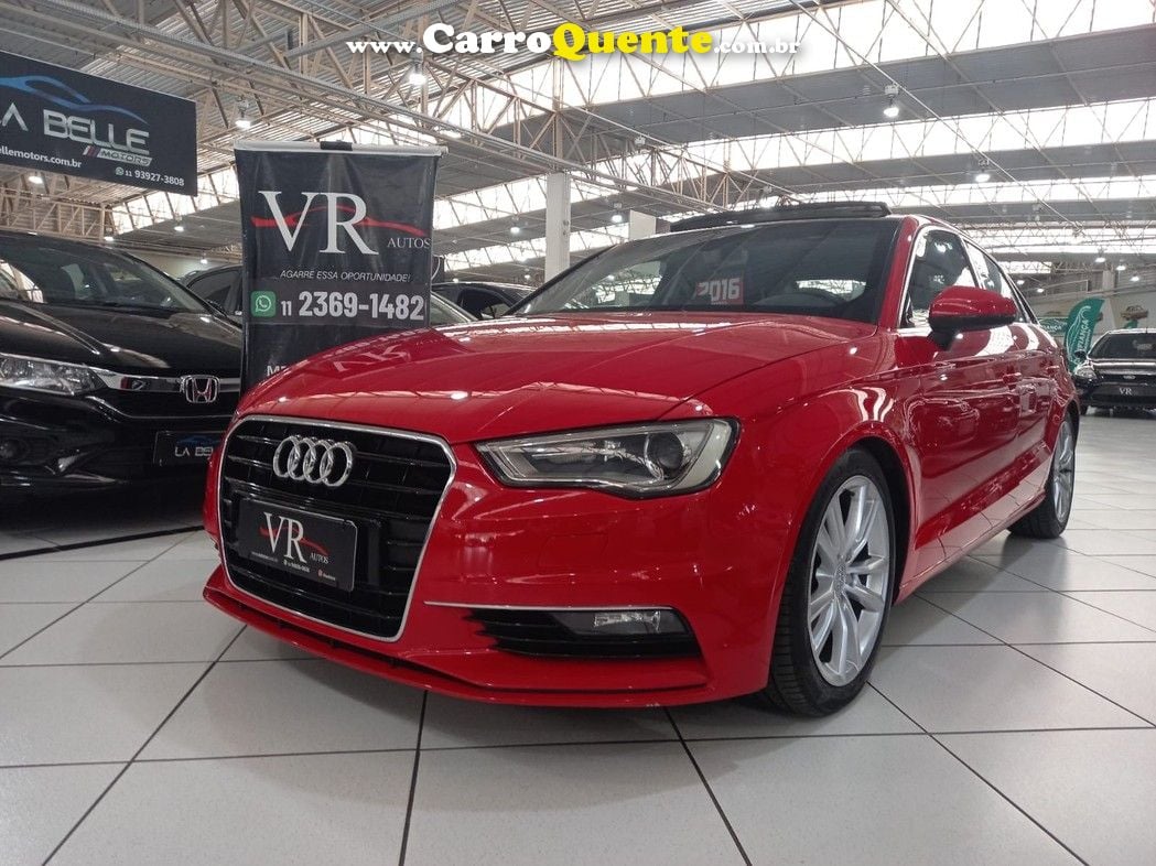 AUDI A3 2.0 TFSI SEDAN AMBITION 16V BLINDADA KM 83.000 COM TETO - Loja