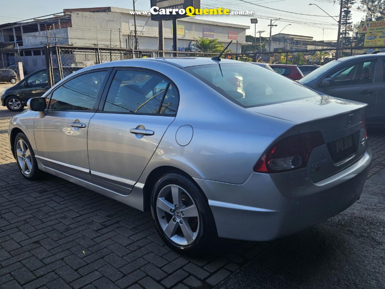 HONDA   CIVIC SEDAN LXS 1.81.8 FLEX 16V MEC. 4P   PRATA 2008 1.8 FLEX - Loja