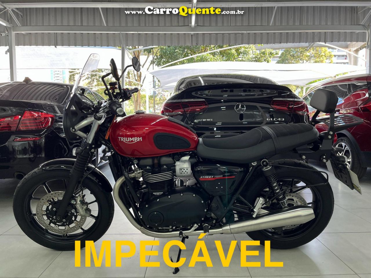 TRIUMPH   STREET  TWIN 900CC   VERMELHO 2020 900CC GASOLINA - Loja