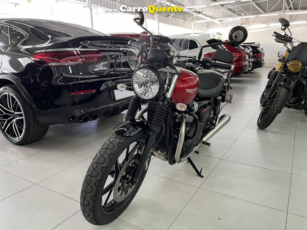 TRIUMPH   STREET  TWIN 900CC   VERMELHO 2020 900CC GASOLINA - Loja