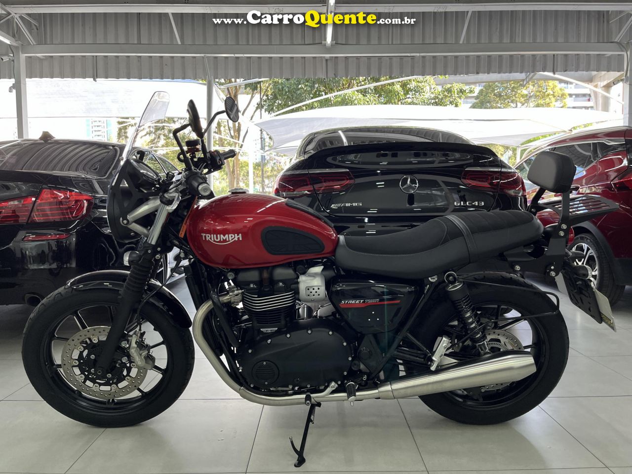 TRIUMPH   STREET  TWIN 900CC   VERMELHO 2020 900CC GASOLINA - Loja