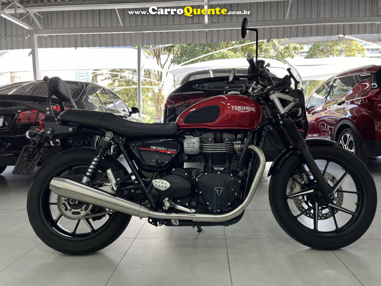 TRIUMPH   STREET  TWIN 900CC   VERMELHO 2020 900CC GASOLINA - Loja