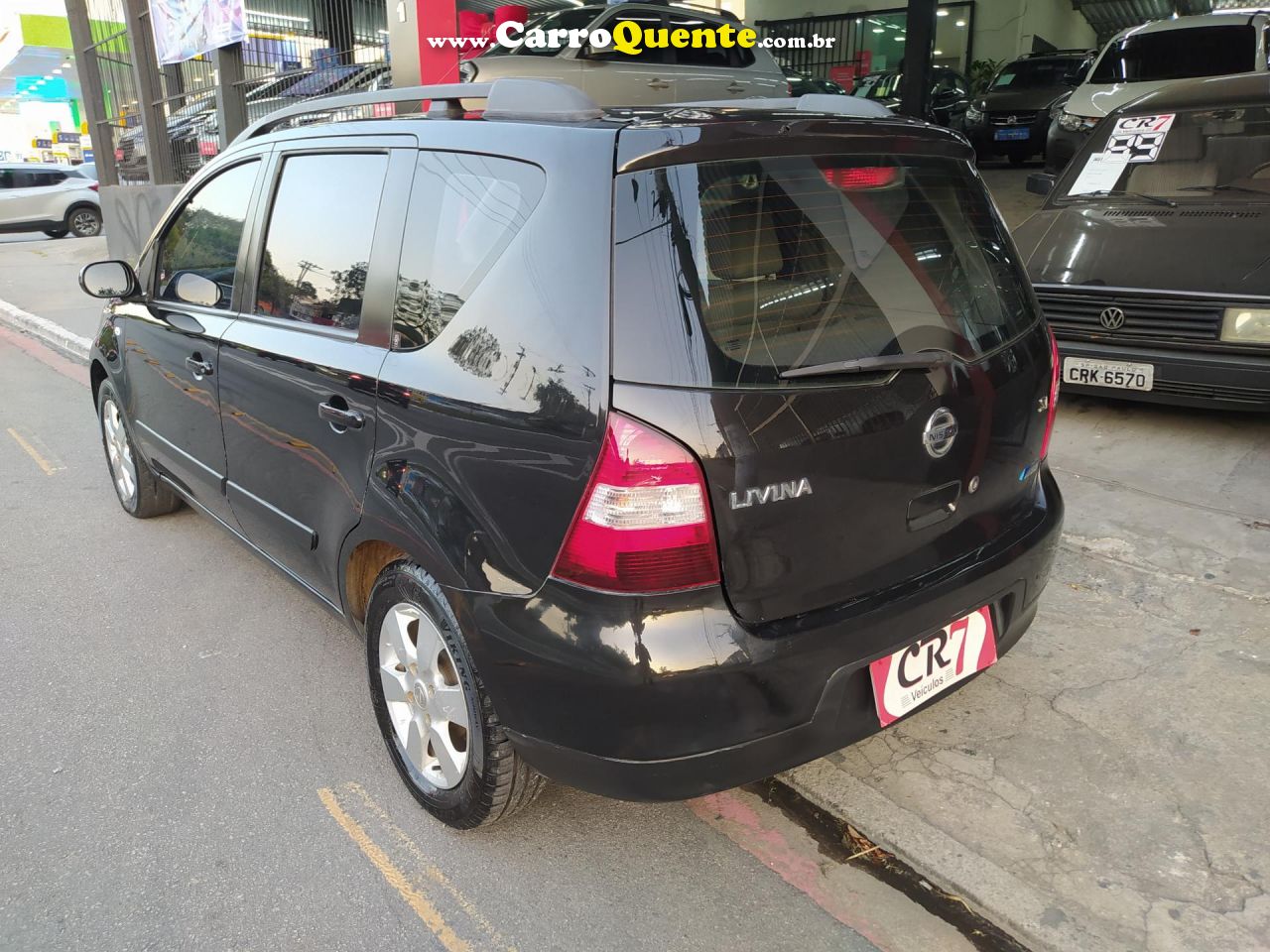 NISSAN   LIVINA SL 1.6 16V FLEX FUEL 5P   PRETO 2010 1.6 FLEX - Loja