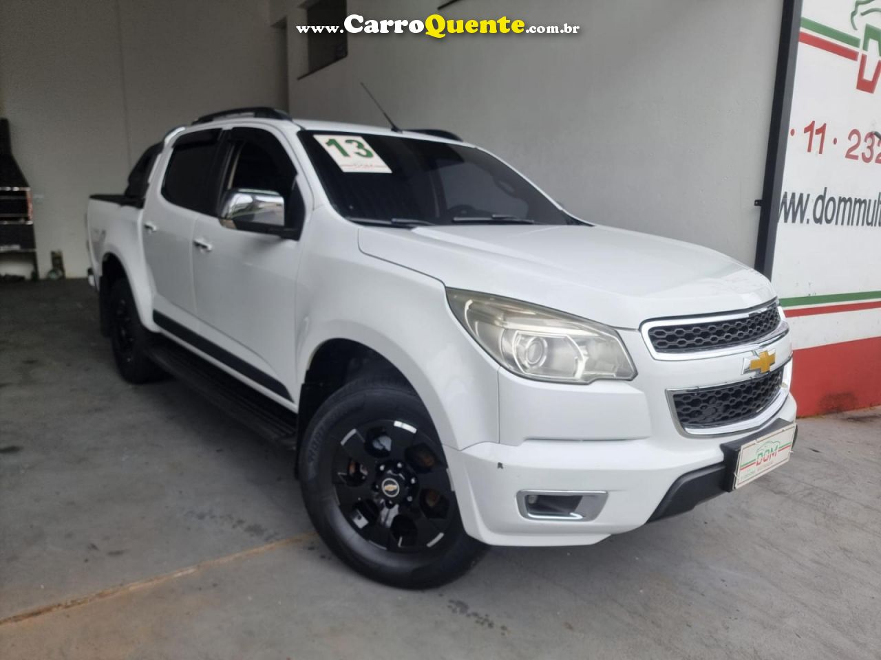 CHEVROLET   S10 PICK-UP LTZ 2.4 F.POWER 4X2 CD   BRANCO 2013 2.4 FLEX E GÁS NATURAL - Loja