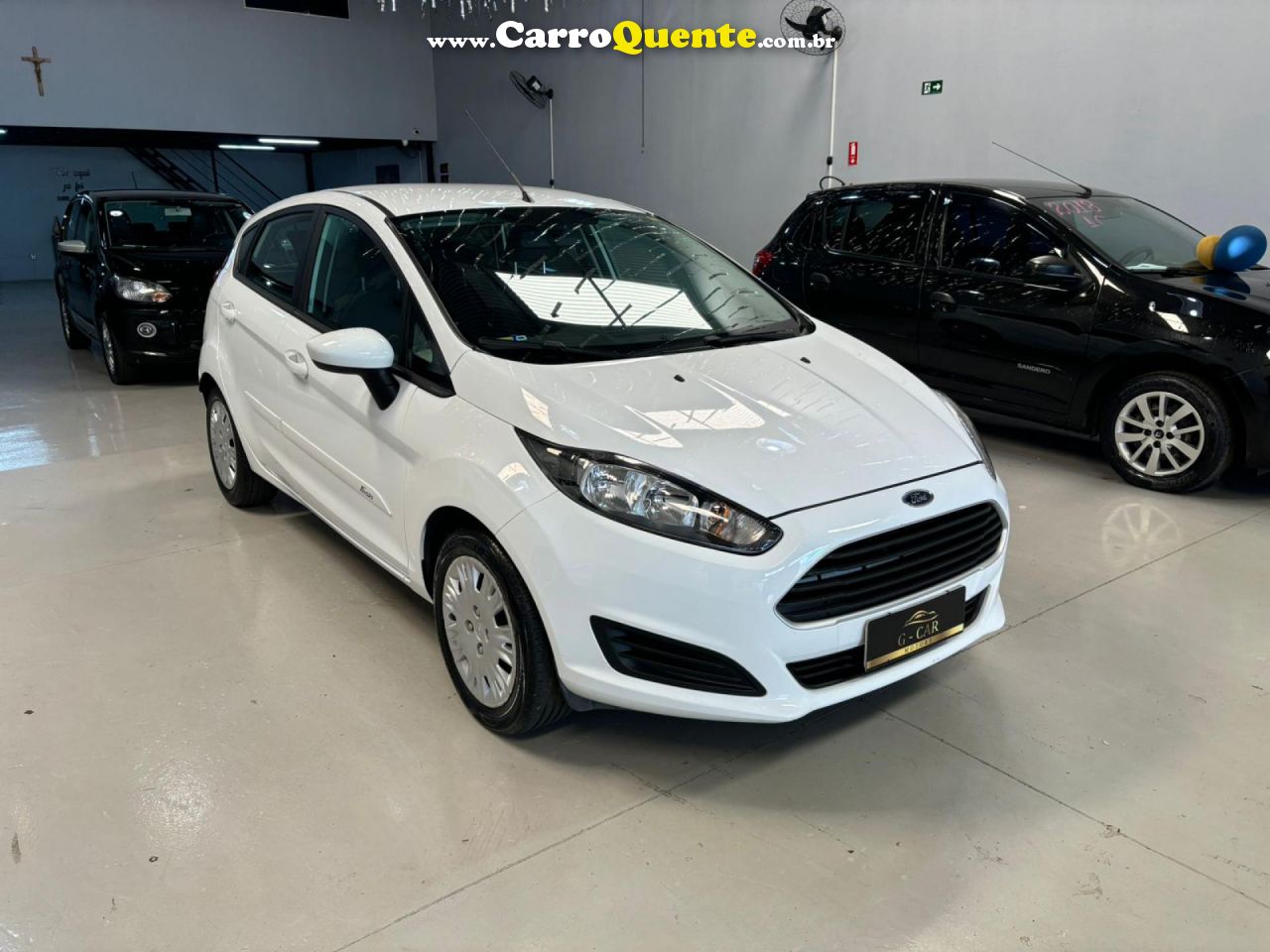 FORD   FIESTA 1.5 16V FLEX MEC. 5P   BRANCO 2015 1.5 FLEX - Loja