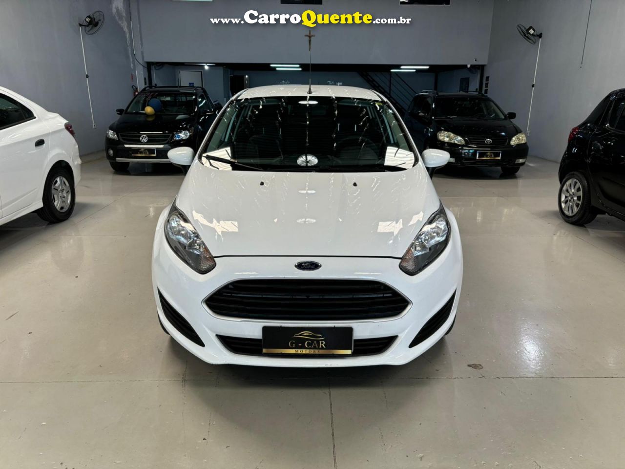 FORD   FIESTA 1.5 16V FLEX MEC. 5P   BRANCO 2015 1.5 FLEX - Loja