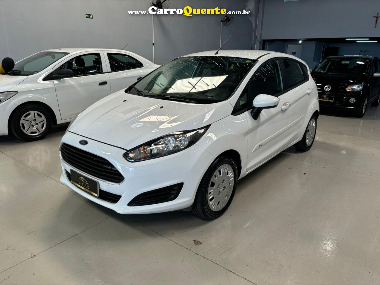 FORD   FIESTA 1.5 16V FLEX MEC. 5P   BRANCO 2015 1.5 FLEX - Loja