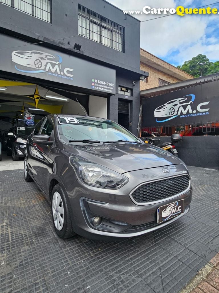 FORD   KA 1.0 SESE PLUS TIVCT FLEX 5P   CINZA 2019 1.0 FLEX - Loja