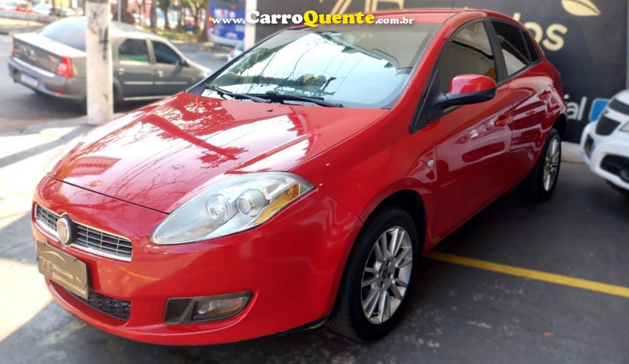 FIAT   BRAVO ESSENCE 1.8 FLEX 16V 5P   VERMELHO 2012 1.8 FLEX - Loja